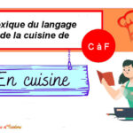 Lexique du langage de la cuisine de A – C