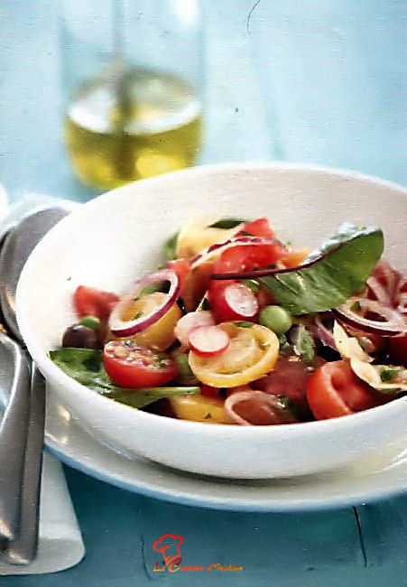 Salade de mini-tomates