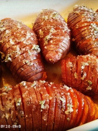 Patates douces Hasselback