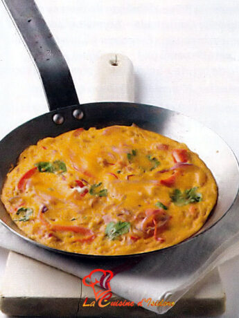 Omelette plate espagnole