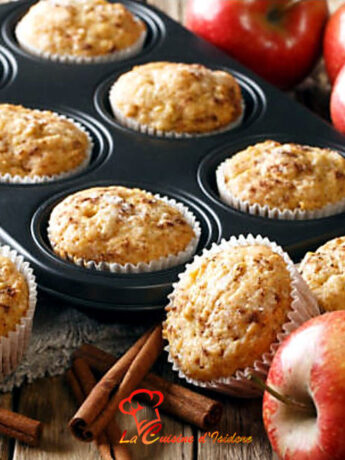 Muffins avoine et aux pommes