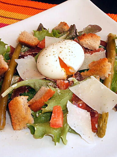 Salade gourmande aux asperges