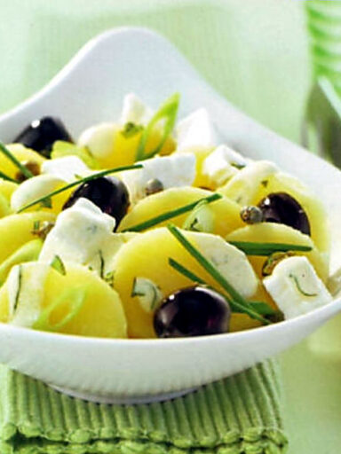 Salade de pommes de terre à la grecque